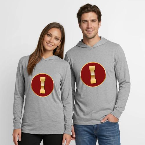 Letter I – Capital Varsity Alphabet Monogram - Unisex Long Sleeve Hoodie Shirt