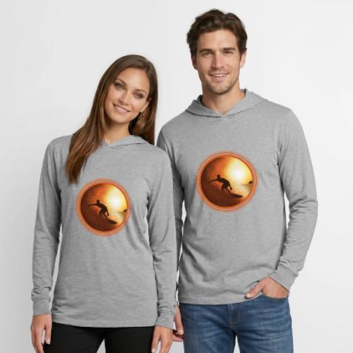 Surfing Vibes - Unisex Long Sleeve Hoodie Shirt