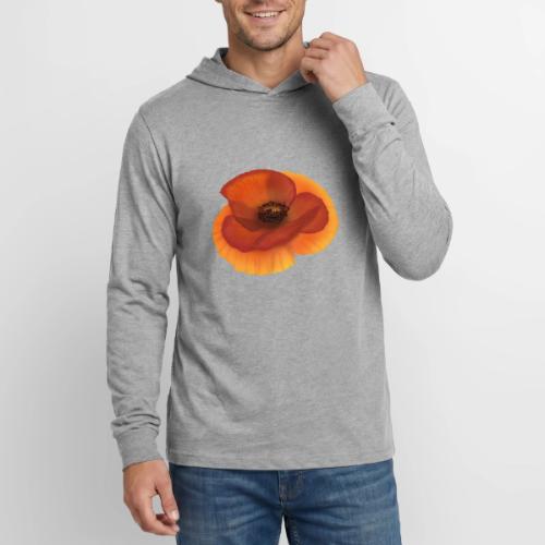Vivid poppy - Unisex Long Sleeve Hoodie Shirt