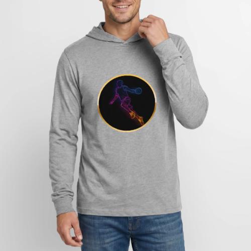 Basketball: Neon Jump Shot - Unisex Long Sleeve Hoodie Shirt