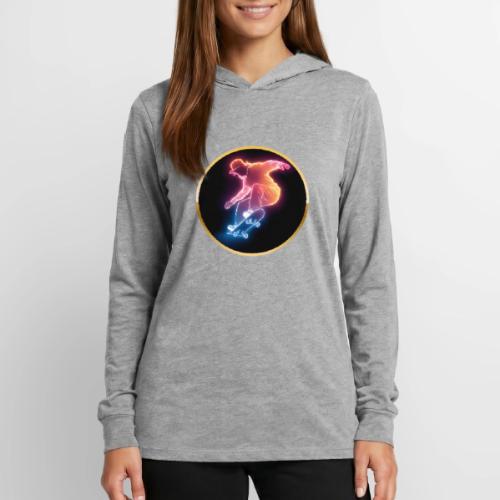 Skateboarding: Golden Trick Rider - Unisex Long Sleeve Hoodie Shirt