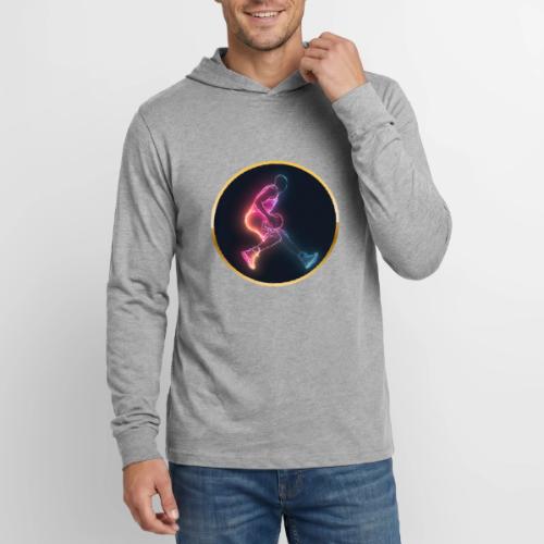 Basketball: Golden Court Glow - Unisex Long Sleeve Hoodie Shirt