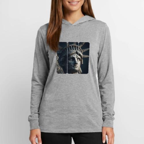 USA: Liberty in Shadows - Unisex Long Sleeve Hoodie Shirt