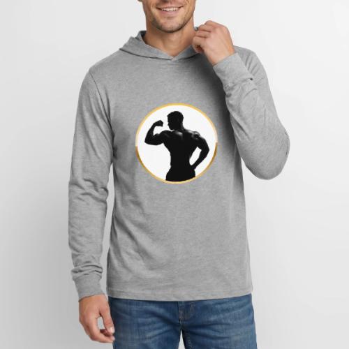 Bodybuilder: Classic Flex Emblem - Unisex Long Sleeve Hoodie Shirt