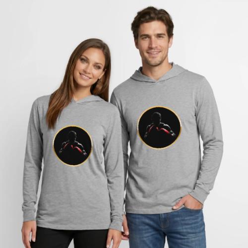 Boxing: Crimson Gloves Fighter - Unisex Long Sleeve Hoodie Shirt