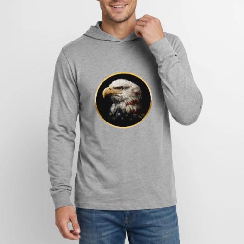 America: Golden Freedom Crest - Unisex Long Sleeve Hoodie Shirt