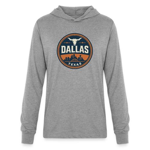 Vintage Dallas Texas Western Skyline Retro Cowboy - Unisex Long Sleeve Hoodie Shirt
