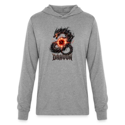 Dravon Fire Dragon Dark Fantasy Graphic T-Shirt - Unisex Long Sleeve Hoodie Shirt
