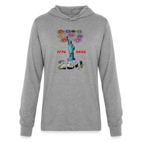 1776 - 2026 | 250 Years USA | Fireworks - Unisex Long Sleeve Hoodie Shirt