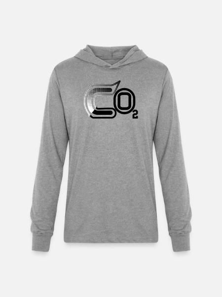 Halftone Arc Abstract - Unisex Long Sleeve Hoodie Shirt - heather grey