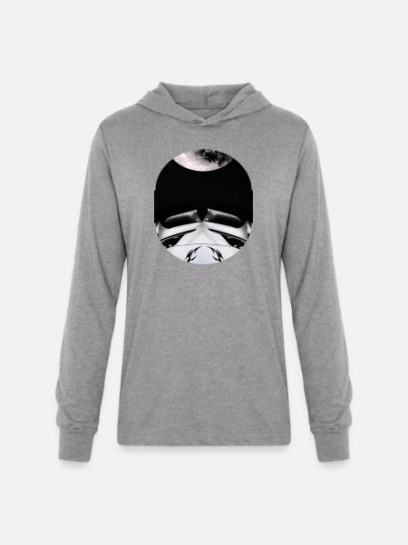 Moonlit Carfront Noir - Unisex Long Sleeve Hoodie Shirt - heather grey