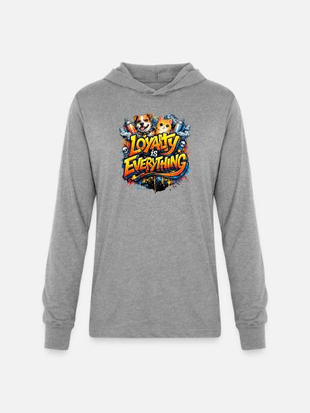 Loyalty Is Everything - Unisex Long Sleeve Hoodie Shirt - heather grey