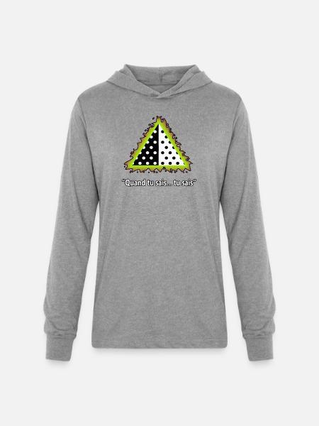 Anger the polkadots - Unisex Long Sleeve Hoodie Shirt - heather grey