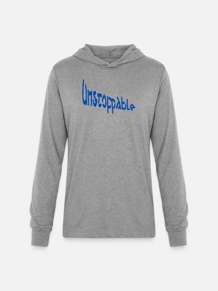 Unstoppable Graffiti Bold - Unisex Long Sleeve Hoodie Shirt - heather grey
