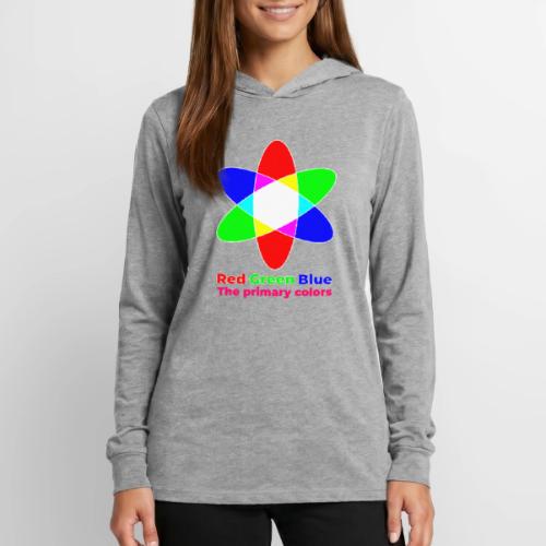 Primary colors: RGB Origins - Unisex Long Sleeve Hoodie Shirt
