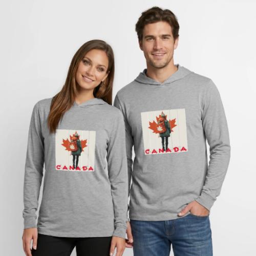 Canada: Proud Canadian Woman - Unisex Long Sleeve Hoodie Shirt