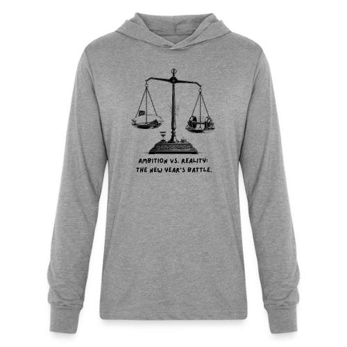 Ambition vs. Reality T-Shirt, Mug, & Leggings - Unisex Long Sleeve Hoodie Shirt