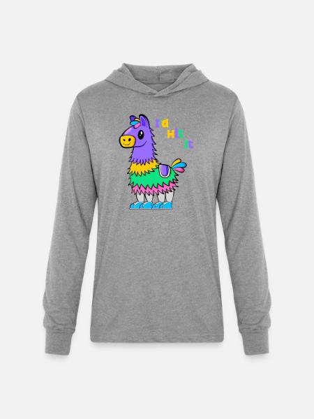 I d Hit It - Unisex Long Sleeve Hoodie Shirt - heather grey