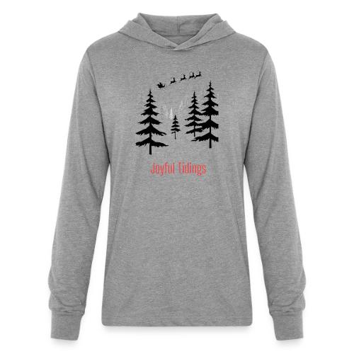 Joyful Tidings Christmas T-Shirt - Unisex Long Sleeve Hoodie Shirt