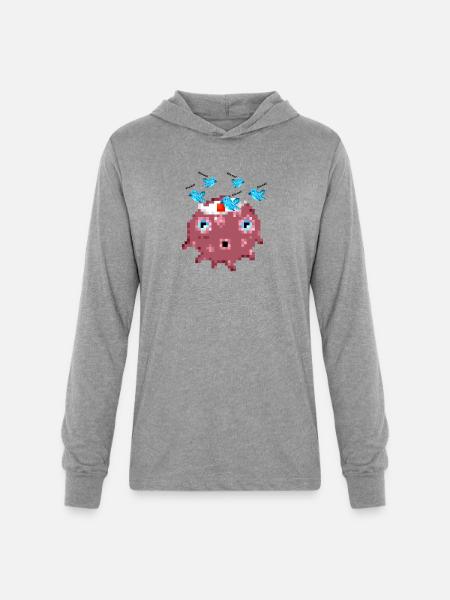 Ollie Twitter - Unisex Long Sleeve Hoodie Shirt - heather grey