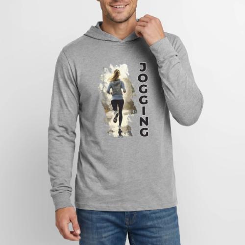 Jogging: Run into Motion - Unisex Long Sleeve Hoodie Shirt