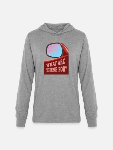 Retro Car wing mirror - Unisex Long Sleeve Hoodie Shirt - heather grey