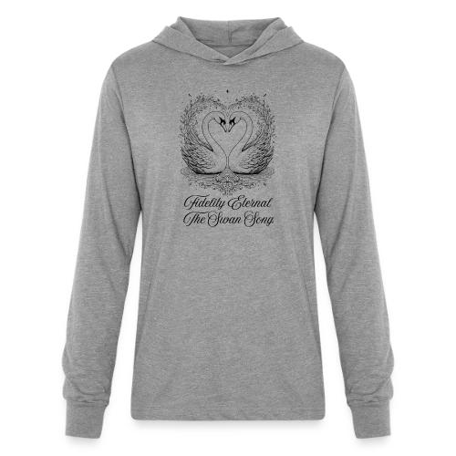 Poetic Swan T-Shirt - Unisex Long Sleeve Hoodie Shirt
