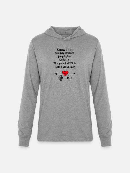 Pulse Heartbeat Emblem - Unisex Long Sleeve Hoodie Shirt - heather grey