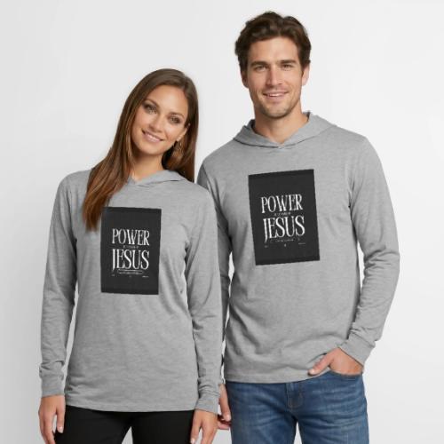 Jesus Power: Conquer Fearlessly - Unisex Long Sleeve Hoodie Shirt