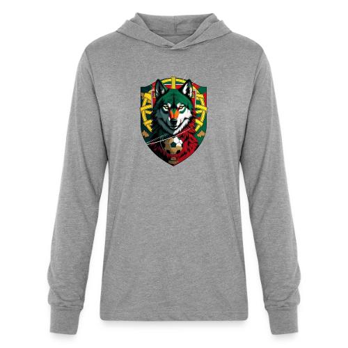 Portugal Iberian Wolf Soccer T Shirt,Football Gift - Unisex Long Sleeve Hoodie Shirt