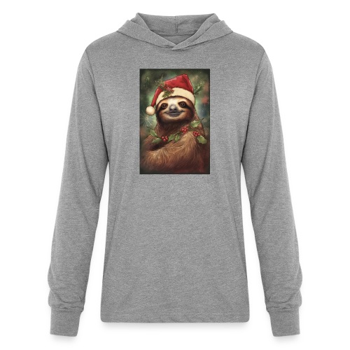 Christmas Sloth - Unisex Long Sleeve Hoodie Shirt