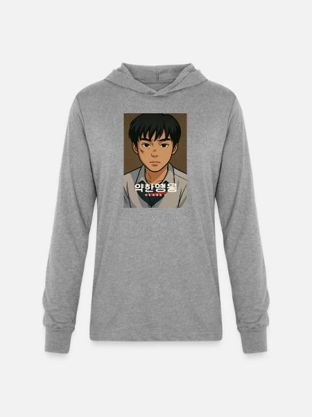 Weak hero - Unisex Long Sleeve Hoodie Shirt - heather grey
