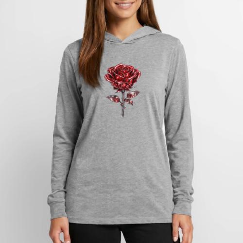 2 Set - Silver and Gold Roses - Unisex Long Sleeve Hoodie Shirt