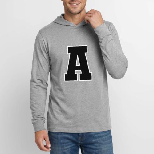 Varsity Letter A Athletic Monogram Design - Unisex Long Sleeve Hoodie Shirt