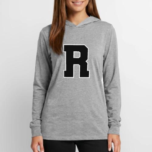 Varsity Letter R Athletic Monogram - Unisex Long Sleeve Hoodie Shirt