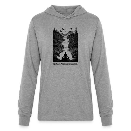 Conditional Inner Peace T-Shirt | Minimalist Zen - Unisex Long Sleeve Hoodie Shirt