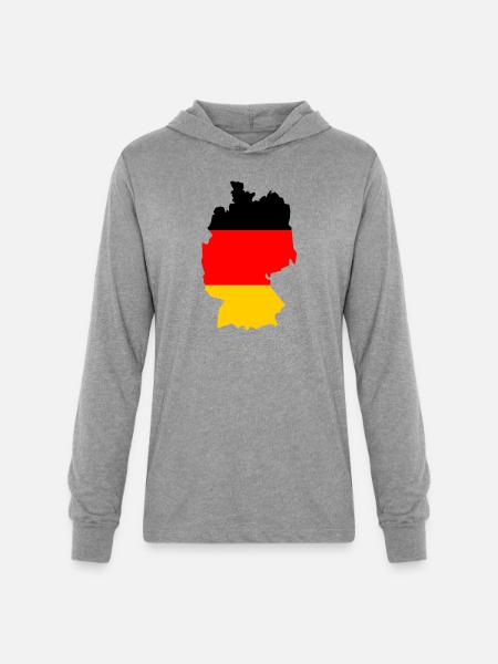 germany - Unisex Long Sleeve Hoodie Shirt - heather grey