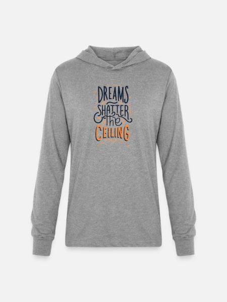 Unleash Your Ambition - Unisex Long Sleeve Hoodie Shirt - heather grey