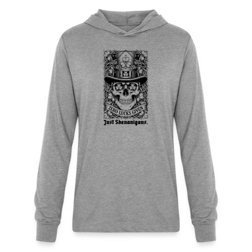 Salty Shamrock Skull T-Shirt - Unisex Long Sleeve Hoodie Shirt