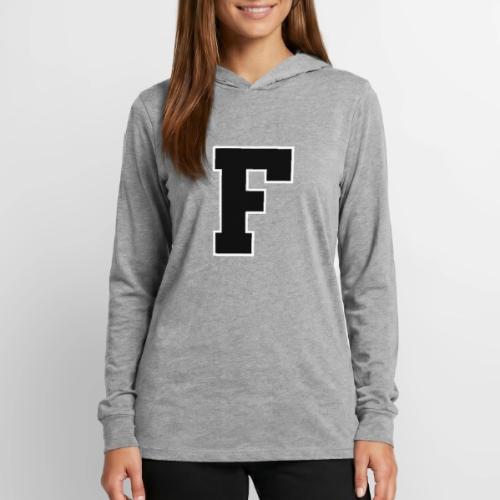 Varsity Letter F Athletic Monogram - Unisex Long Sleeve Hoodie Shirt