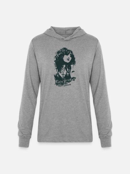 Gorgeous - Unisex Long Sleeve Hoodie Shirt - heather grey