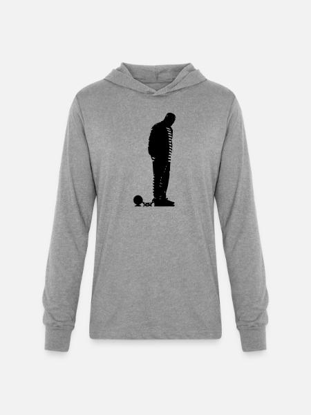 prisoner - Unisex Long Sleeve Hoodie Shirt - heather grey