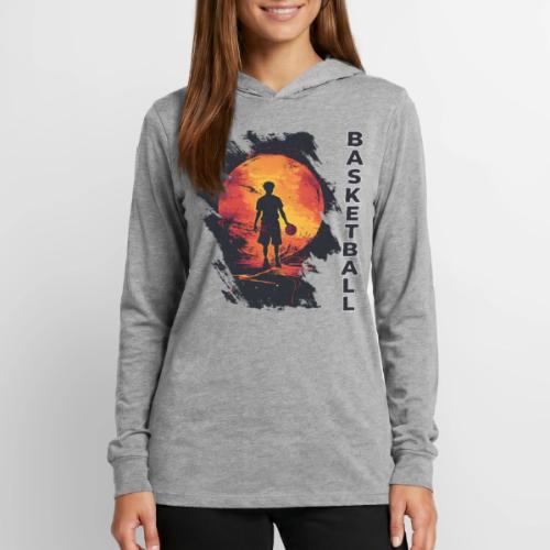 Basketball Blaze - Unisex Long Sleeve Hoodie Shirt
