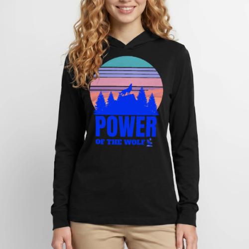 Power Of The Wolf - Unisex Long Sleeve Hoodie Shirt
