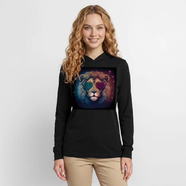 Jesus Lion of Judah wearing love glasses