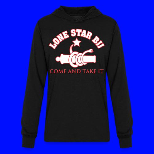 LONE STAR BRAZILIAN JIU-JITSU - Red and white - Unisex Long Sleeve Hoodie Shirt