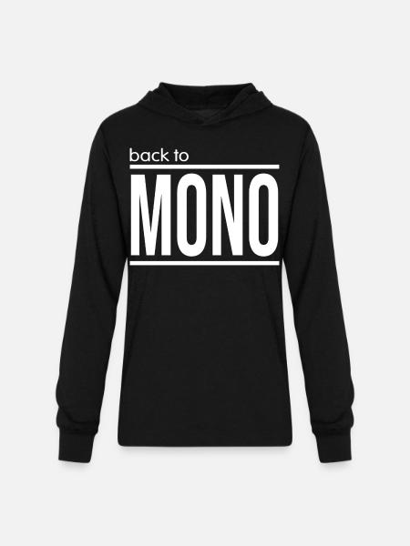 Back To Mono - Unisex Long Sleeve Hoodie Shirt - black
