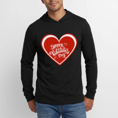 Hearts Love February Valentine's Day February 14 - Unisex Long Sleeve Hoodie Shirt