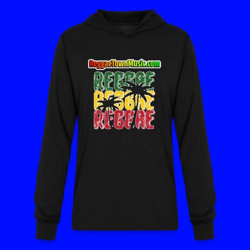 Rasta style reggae music design with classic roots - Unisex Long Sleeve Hoodie Shirt