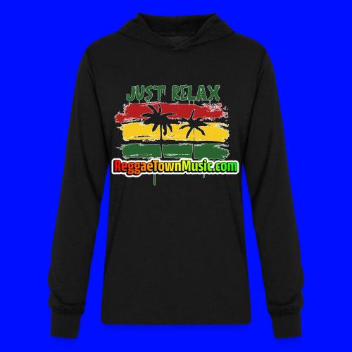 Just relax reggae rasta tropical sunset - Unisex Long Sleeve Hoodie Shirt